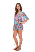 Luli Fama Gorgeous Chaos Cabana V-Neck Dress